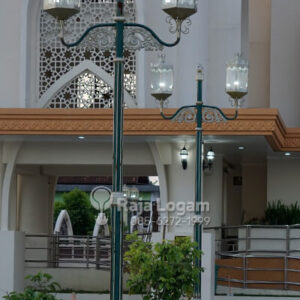 tiang lampu masjid islami
