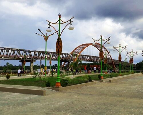 tiang lampu taman antik